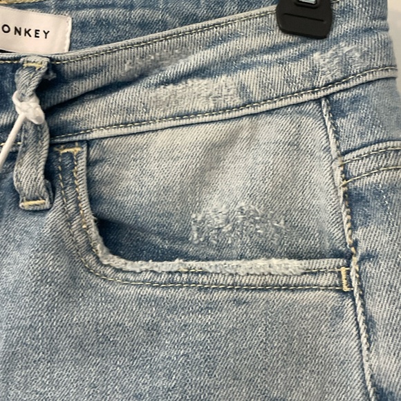 NWT Flying Monkey High-Waisted Loose Fitting Blue Denim Jeans, 26 - Picture 4 of 7